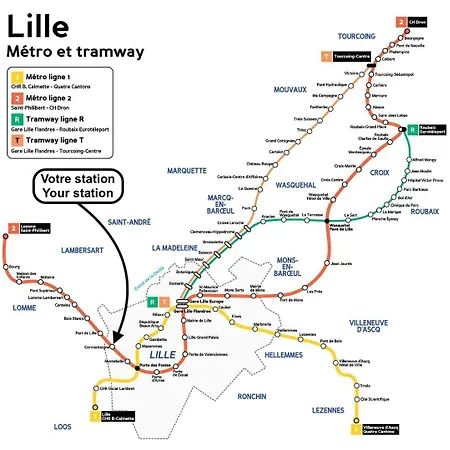 With Mezzanine 150m From The Metro * Lille
